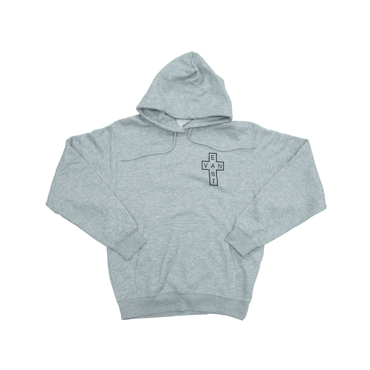 East Van Double Cross Hoodie - Grey