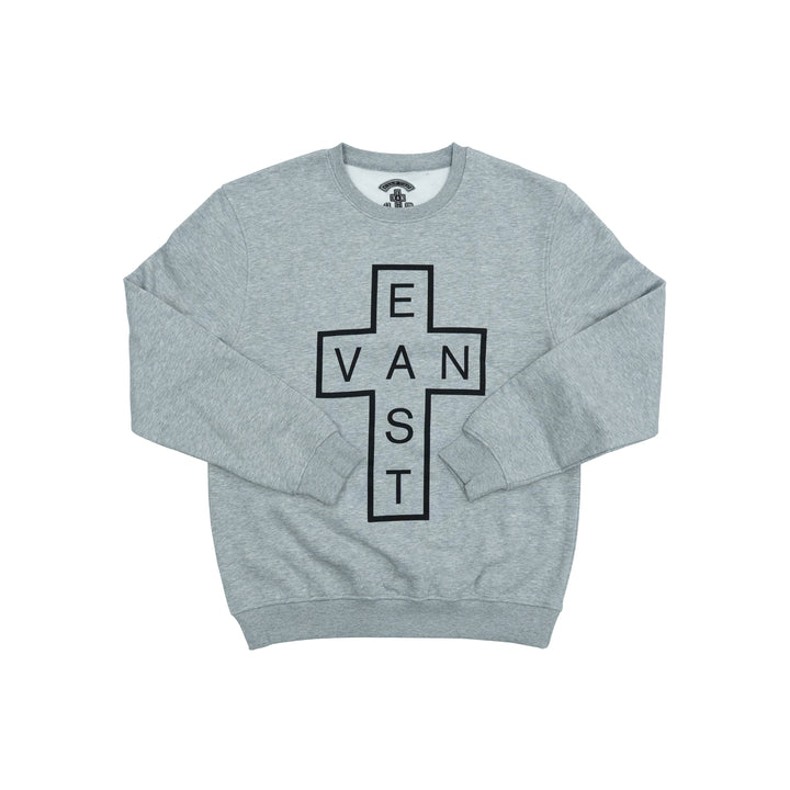 East Van Double Cross Crewneck - Grey