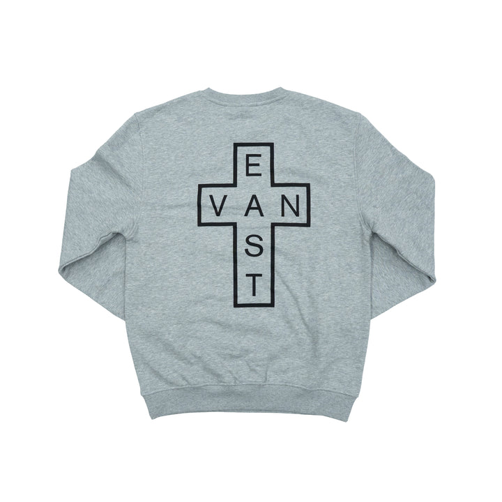 East Van Double Cross Crewneck - Grey