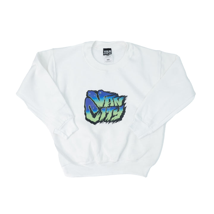 Youth Wild Style Crewneck - White
