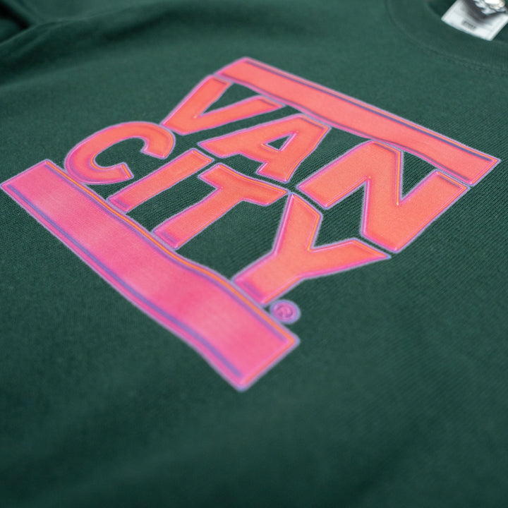 Youth Wild Style Crewneck - Forrest Green