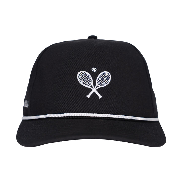Vancity Sports 5 panel half structured strapback - Black