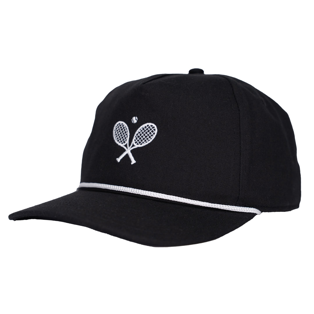 Vancity Sports 5 panel half structured strapback - Black