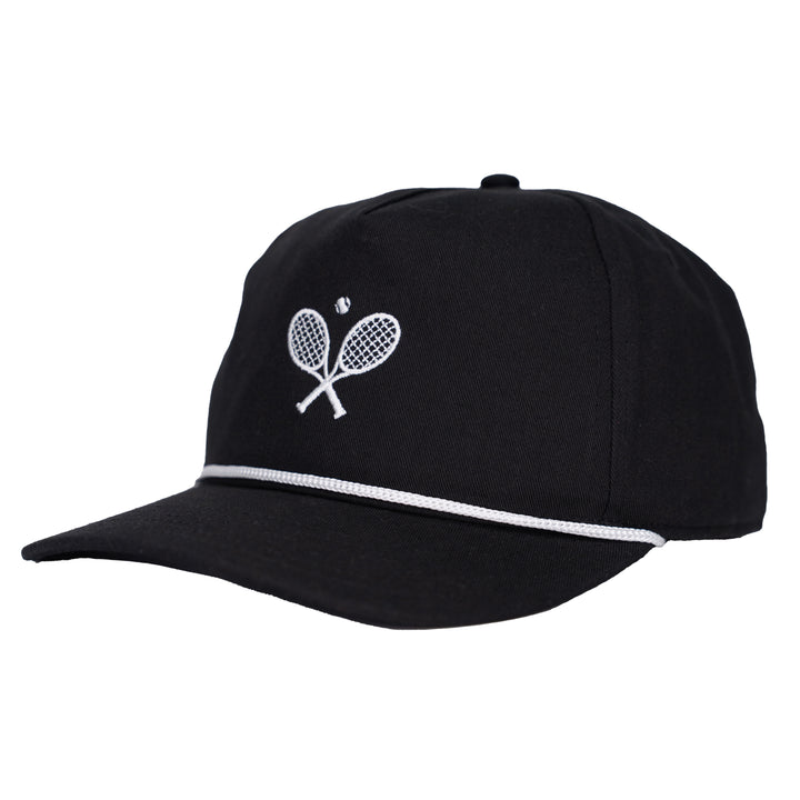Vancity Sports 5 panel half structured strapback - Black