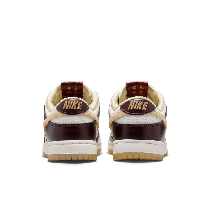 WOMENS NIKE DUNK LOW LX HV5991-171 "YEAR OF THE SNAKE" - SAIL/BURGUNDY CRUSH/TEAM GOLD