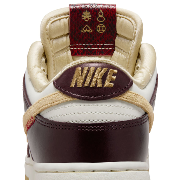 WOMENS NIKE DUNK LOW LX HV5991-171 "YEAR OF THE SNAKE" - SAIL/BURGUNDY CRUSH/TEAM GOLD