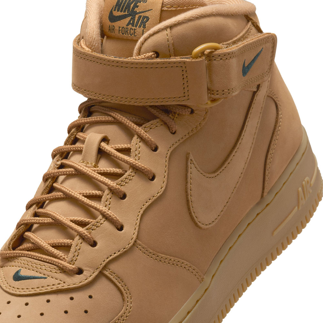 NIKE AIR FORCE 1 MID '07 PREMUIM QS 715889-200 "LIN" - LIN/LIN