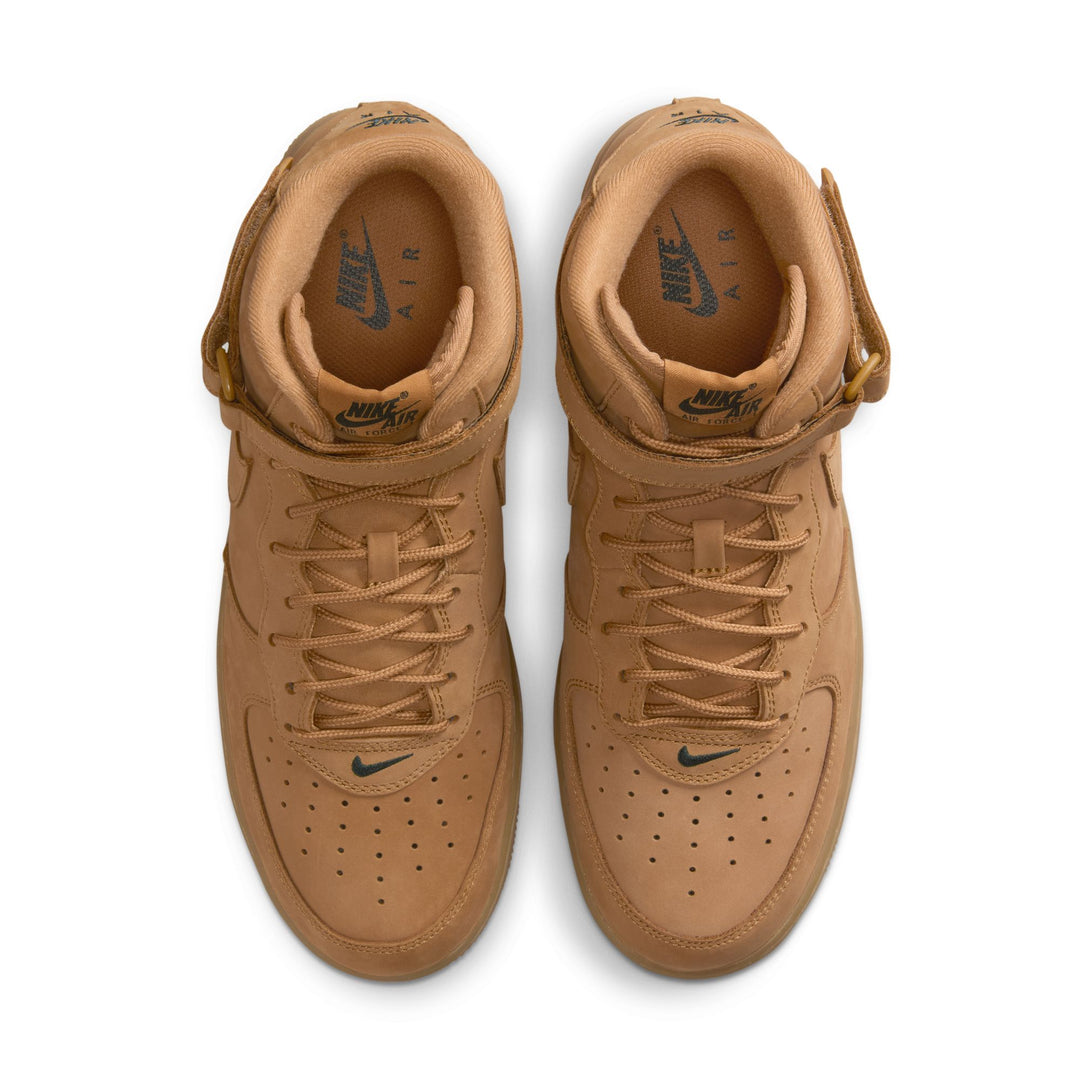 NIKE AIR FORCE 1 MID '07 PREMUIM QS 715889-200 "LIN" - LIN/LIN