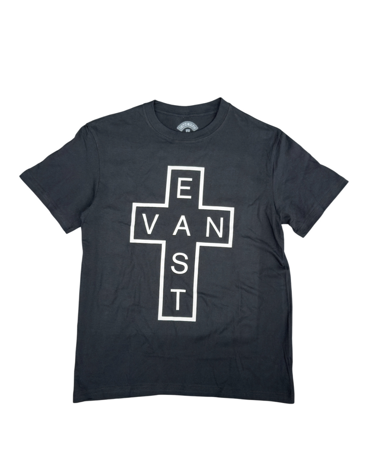 EAST VAN DOUBLE CROSS TEE - BLACK