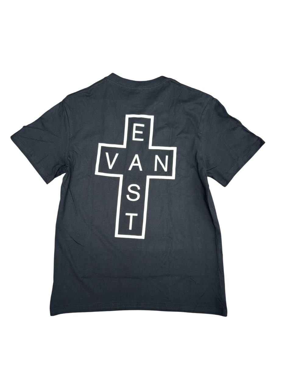 EAST VAN DOUBLE CROSS TEE - BLACK