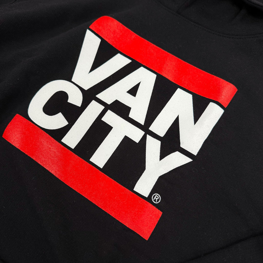 VO UNDMC YOUTH HOOD - BLACK