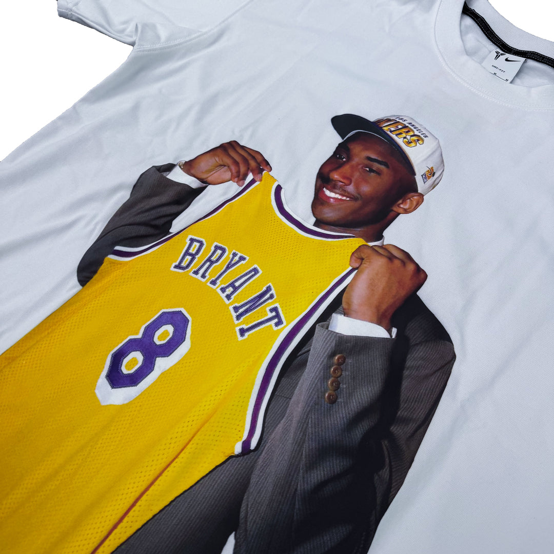 NIKE KOBE TEE IF4959-100  "DRAFT DAY"- WHITE