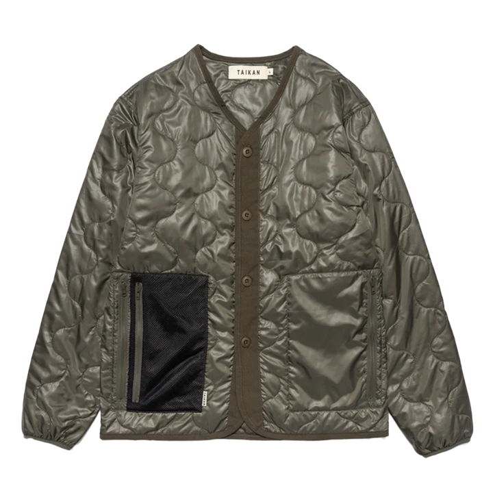 TAIKAN quilted liner - Olive