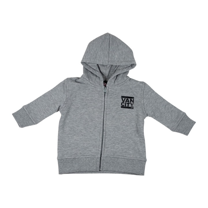 VO infant undmc zip hood - Grey/Teal