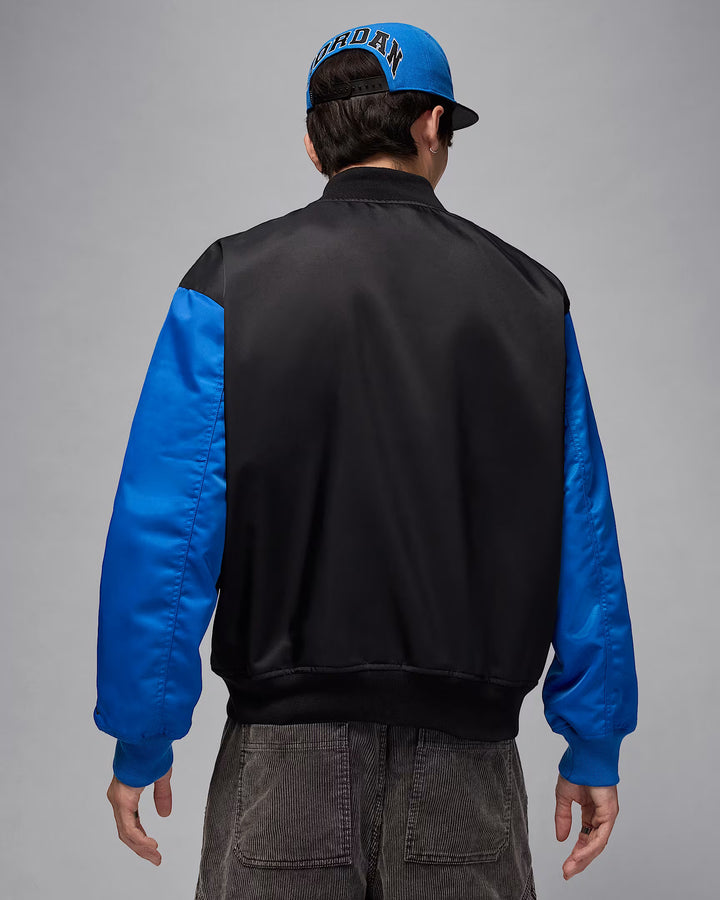 JORDAN BROOKLYN VARSITY JACKET HV0099-010 - BLACK