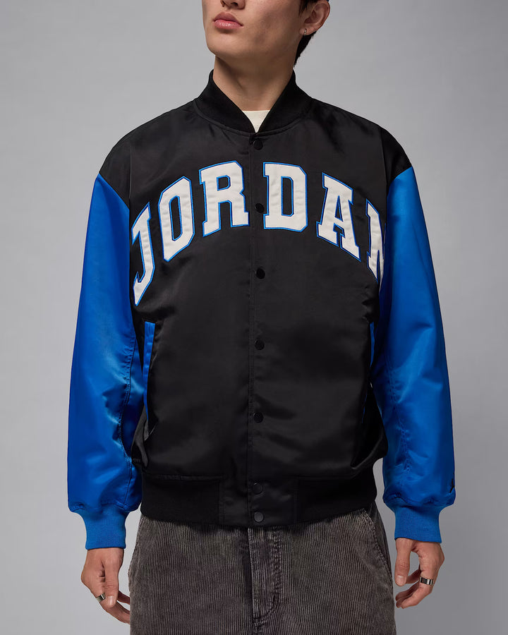 JORDAN BROOKLYN VARSITY JACKET HV0099-010 - BLACK