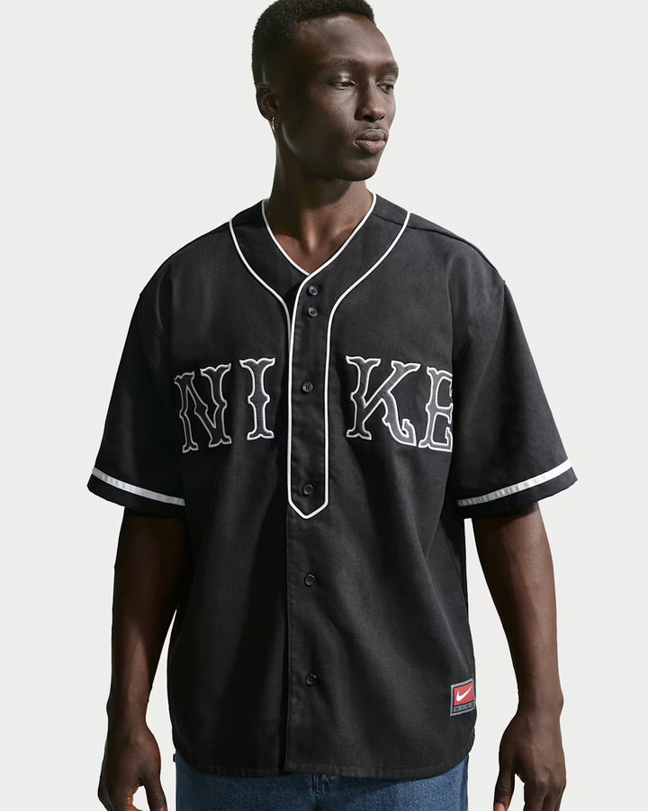 NIKE NL SS VINTAGE SPORT TOP IF2229-010 BLACK/WHITE - BLACK/WHITE