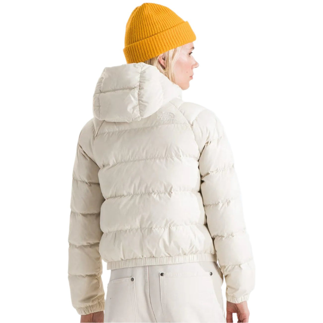 WOMENS NORTH FACE HYDRENALITE DOWN HOOIDE- WHITE DUNE