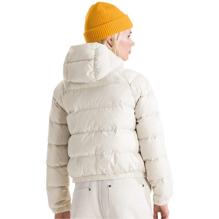 WOMENS NORTH FACE HYDRENALITE DOWN HOOIDE- WHITE DUNE