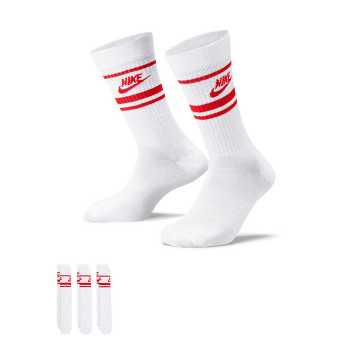 Nike nsw essential socks - White/Red/Stripe
