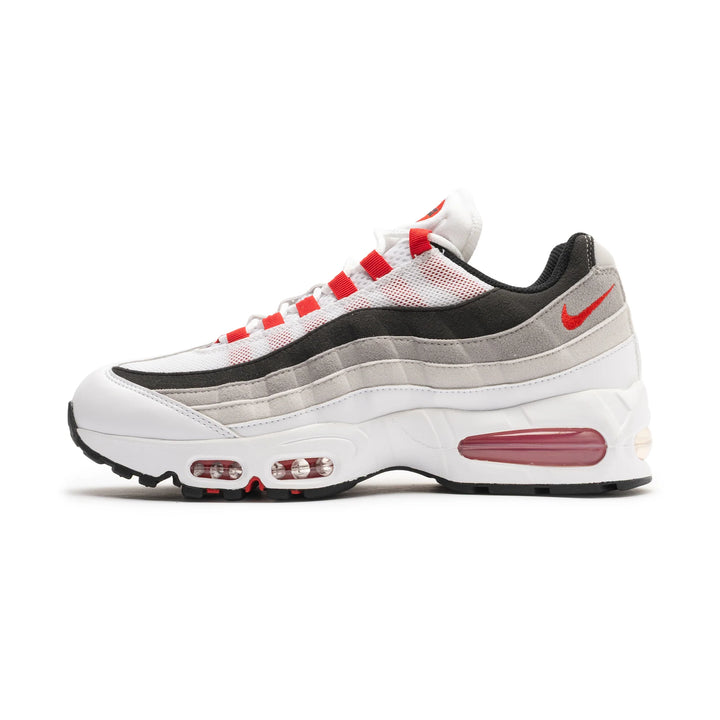 NIKE AIR MAX 95 BIG BUBBLE PREMIUM IB7862-100 "WHITE CEMENT" - WHITE CEMENT/RED
