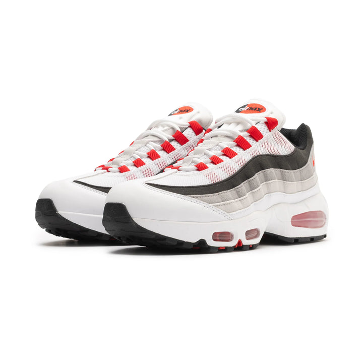 NIKE AIR MAX 95 BIG BUBBLE PREMIUM IB7862-100 "WHITE CEMENT" - WHITE CEMENT/RED