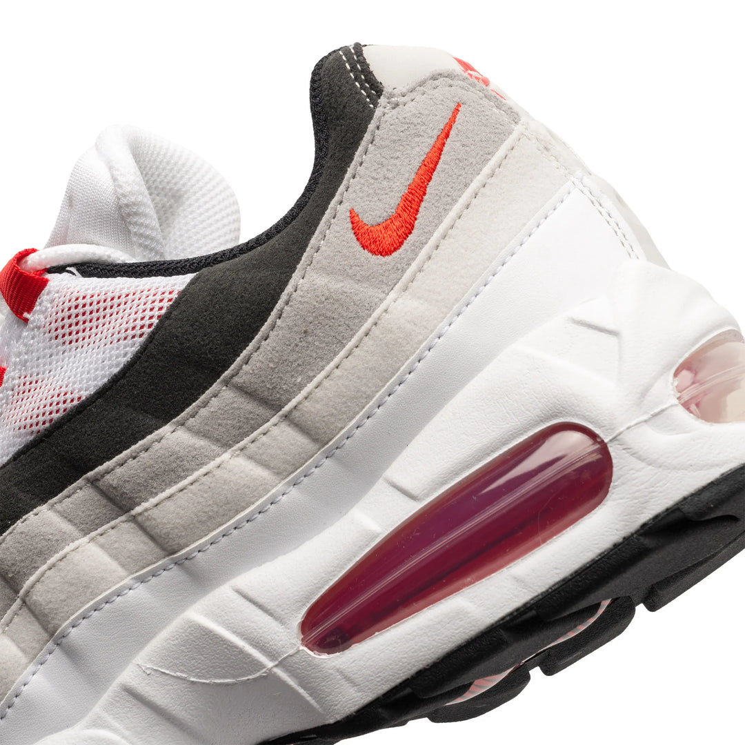 NIKE AIR MAX 95 BIG BUBBLE PREMIUM IB7862-100 "WHITE CEMENT" - WHITE CEMENT/RED
