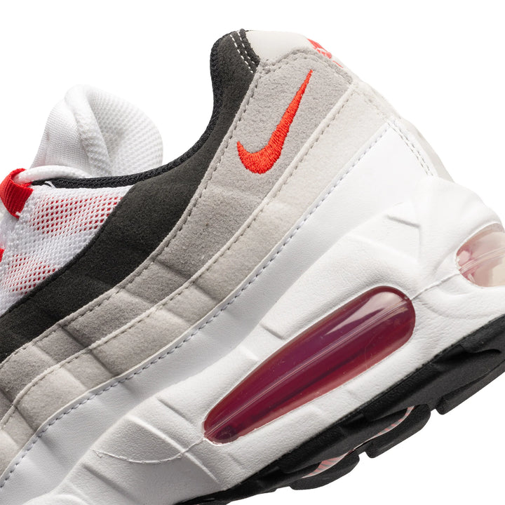 NIKE AIR MAX 95 BIG BUBBLE PREMIUM IB7862-100 "WHITE CEMENT" - WHITE CEMENT/RED
