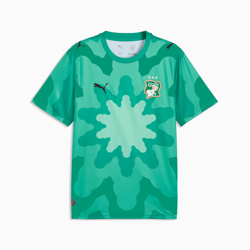PUMA x GFA x SALEHE BEMBURY REPLICA MATCH GOALKEEPER JERSEY 78711189-300 "IVORY COAST" - GREEN
