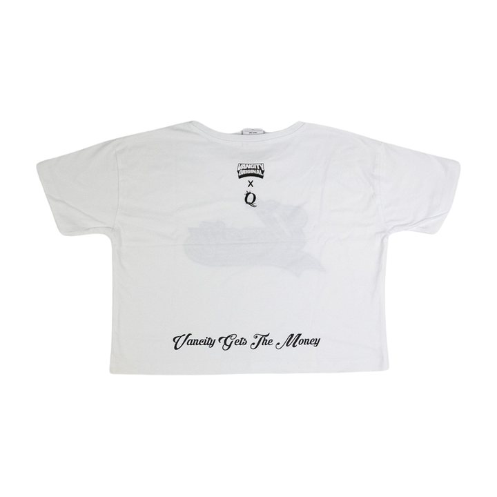 VO oe crop top - White/Black