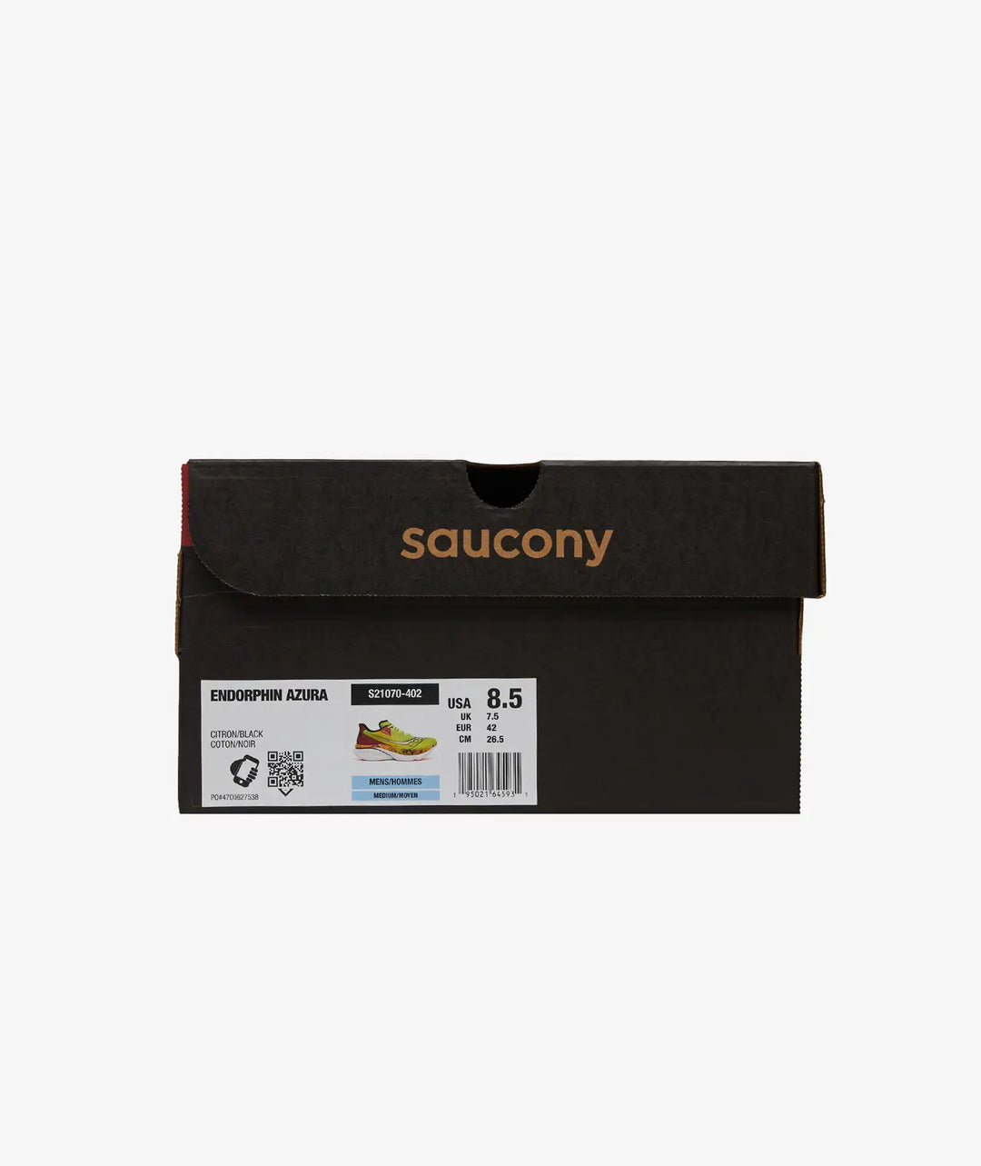 SAUCONY ENDORPHIN AZURA S21070-402 "HI OCTANE" - CITRON/BLACK