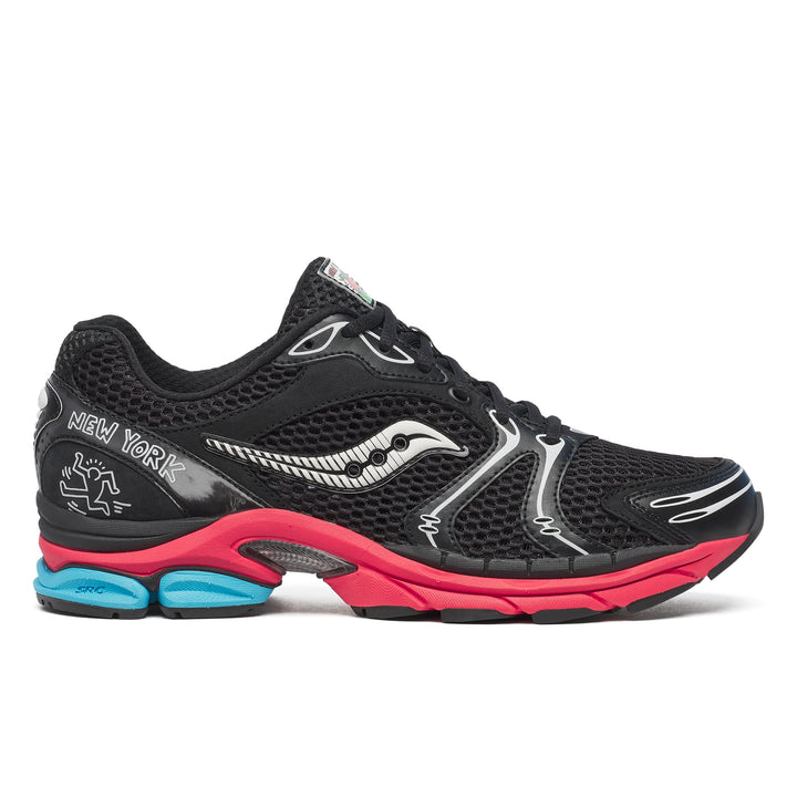 KEITH HARING X SAUCONY PROGRID TRIUMPH 4 "Big Apple" S71022-1 - BLACK/RED