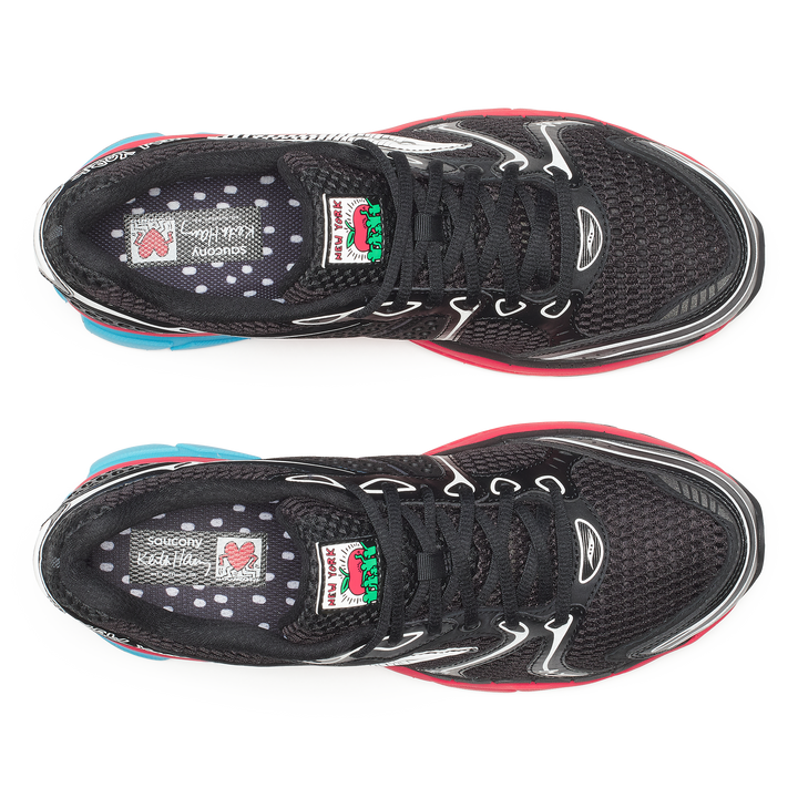 KEITH HARING X SAUCONY PROGRID TRIUMPH 4 "Big Apple" S71022-1 - BLACK/RED