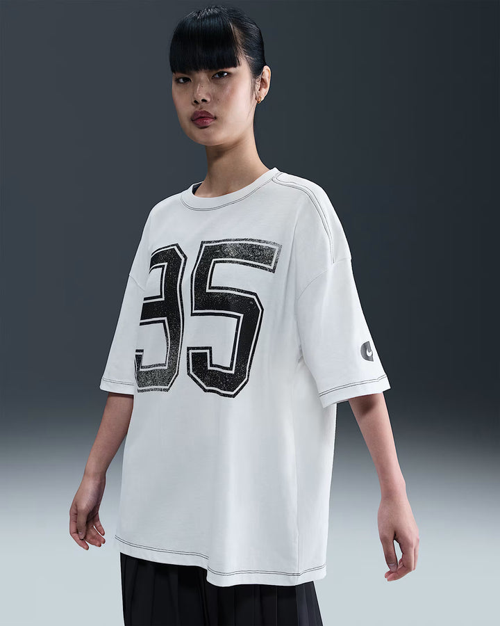 WOMENS NIKE NSW STREET OVERSIZED TEE HV4972-121 - SUMMIT WHITE