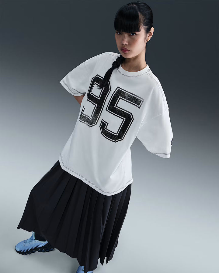 WOMENS NIKE NSW STREET OVERSIZED TEE HV4972-121 - SUMMIT WHITE