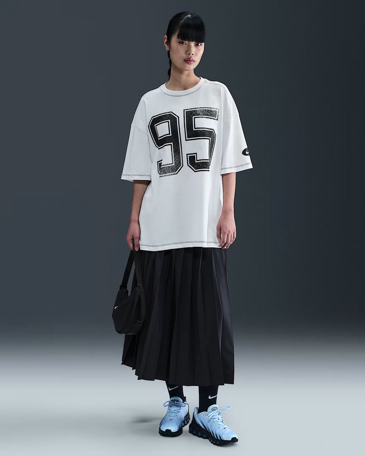 WOMENS NIKE NSW STREET OVERSIZED TEE HV4972-121 - SUMMIT WHITE