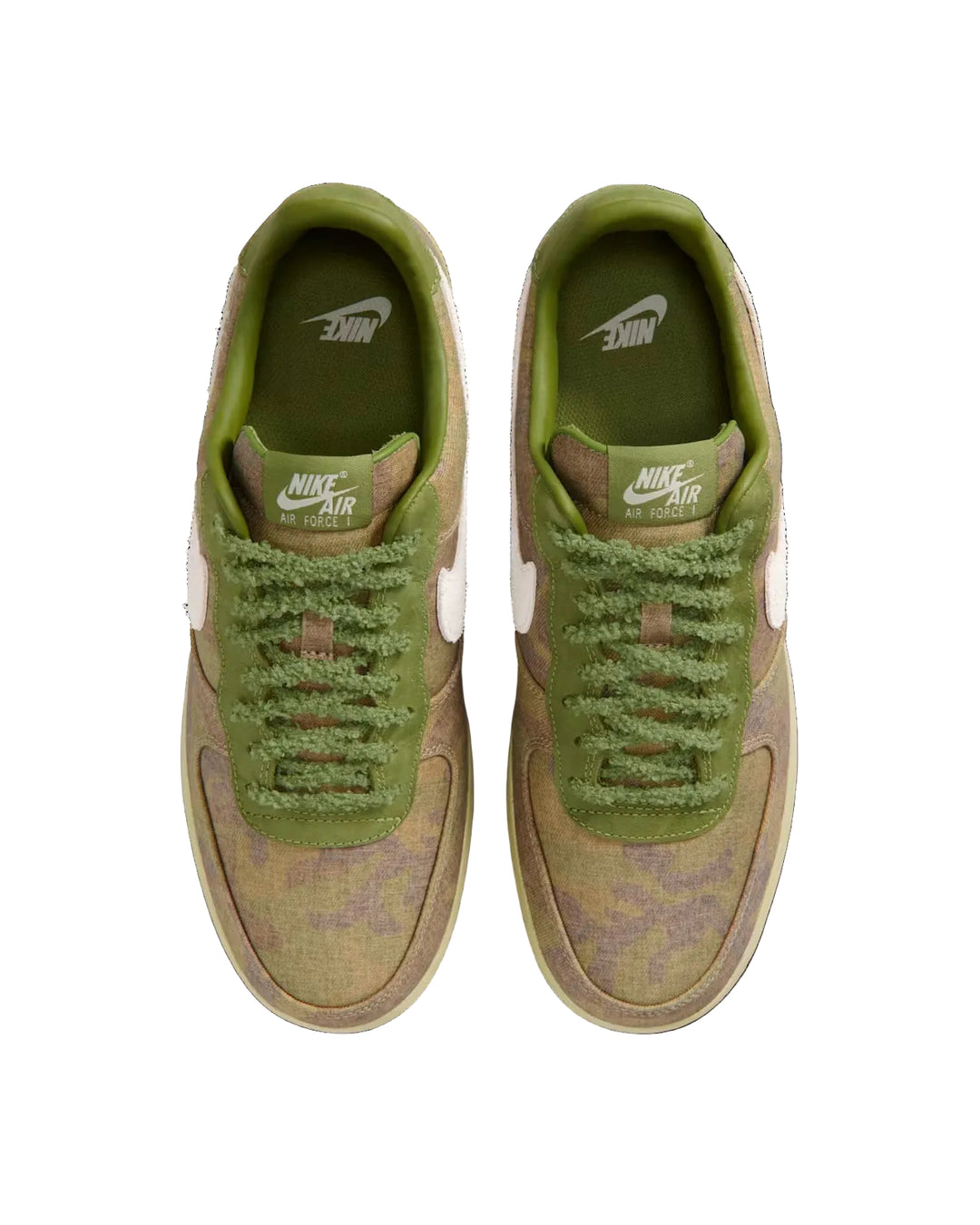 NIKE AIR FORCE 1 LOW QS “WHEATGRASS CAMO” IO5011-300 - ASPARAGUS/ALUMINUM/PHANTOM/WHEAT GRASS