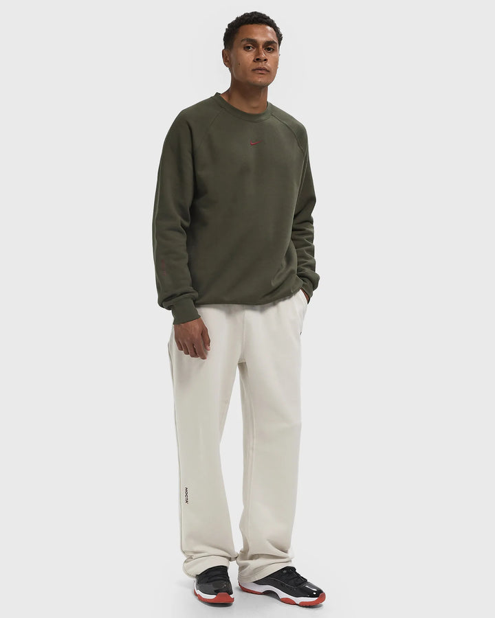 NIKE NOTCA OPEN HEM SWEATPANT FZ4675-104 - LIGHT OREWOOD BROWN