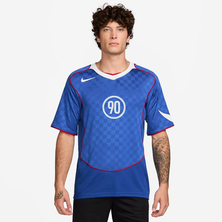 NIKE TOTAL 90 DRI FIT SOCCER JERSEY IB4212-480 - BLUE