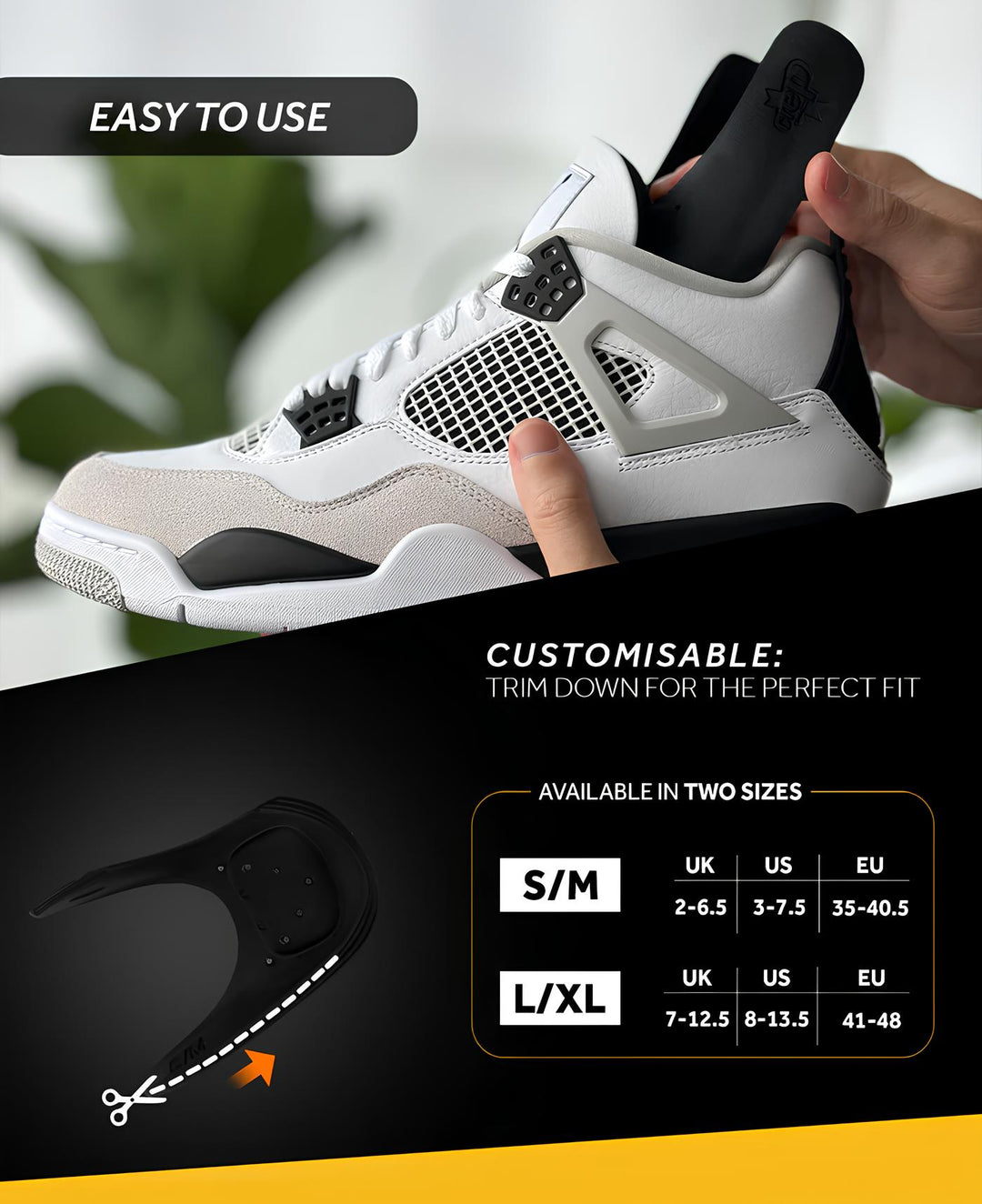 CREP SNEAKER GUARDS - BLACK