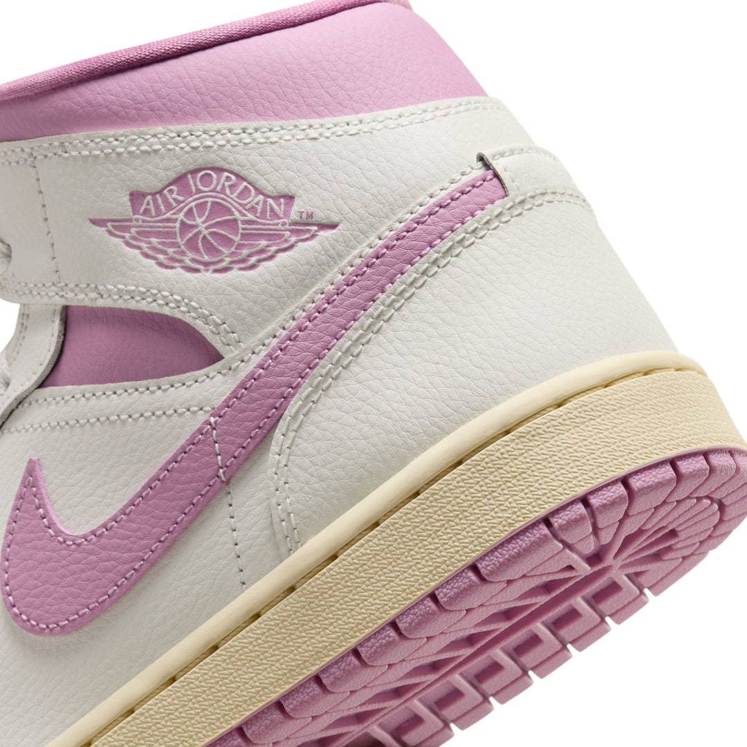 WOMENS JORDAN 1 MID BQ6472-162 "SAIL PINK COCONUT MILK"