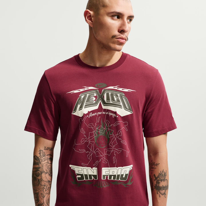 NIKE NSW FOOTBALL TEE IR6913-677 "MEXICO" - TEAM RED