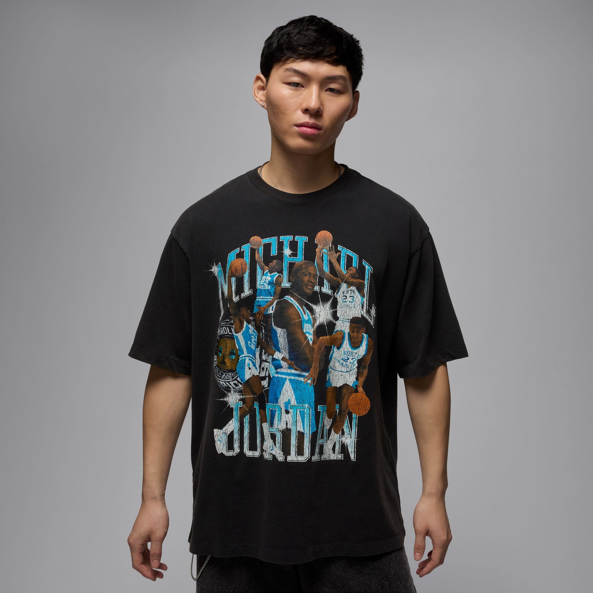★Nike★ Jordan Flight Essential Oversized T-Shirt M Black I Nike - Oversized Jordan Flight Essential Tee – FLAVOUR '99