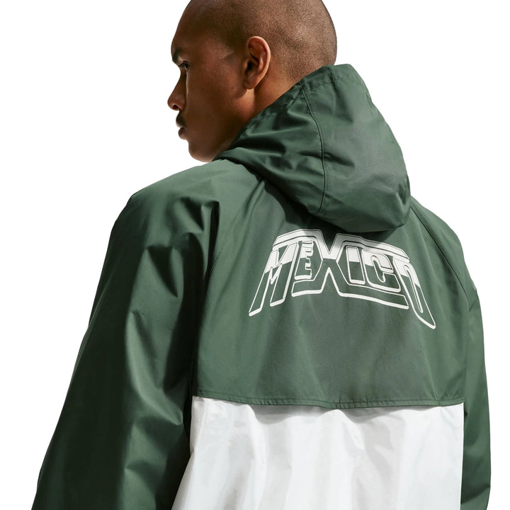 NIKE MEXICO WINDBREAKER LINED JACKET IR6946-323 - GREEN/WHITE