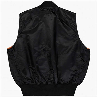 ALPHA INDUSTIRES MA-1 VEST MJM55508C1 - BLACK
