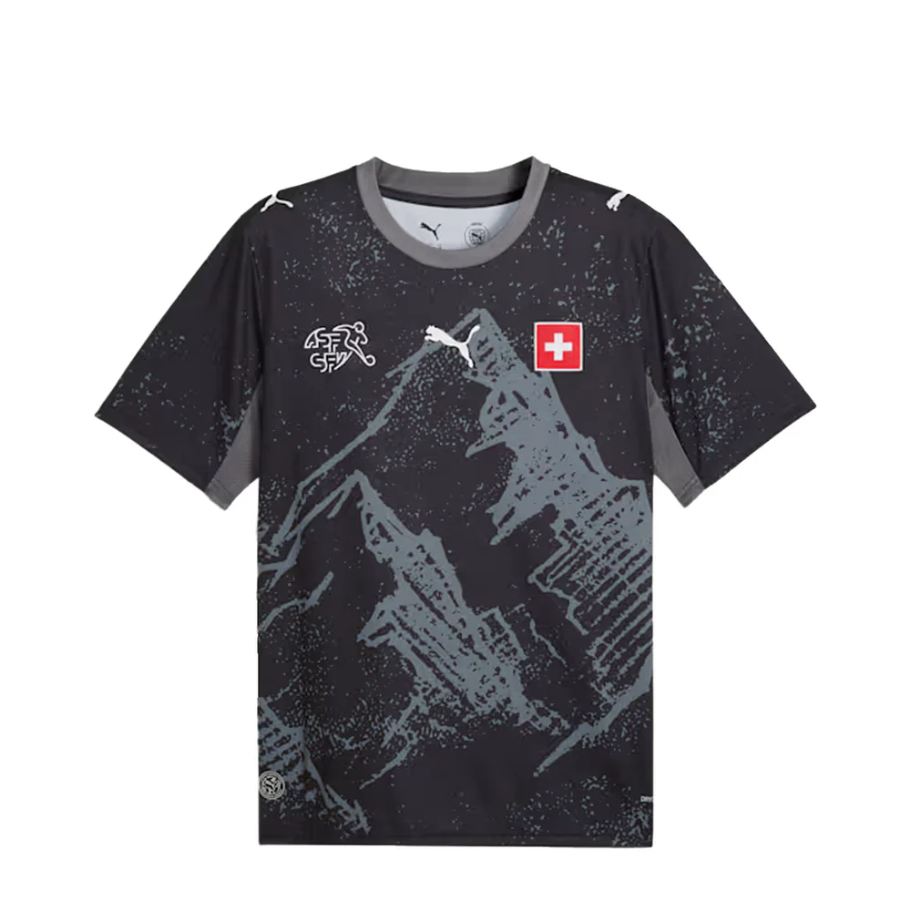 PUMA x GFA x SALEHE BEMBURY REPLICA MATCH GOALKEEPER JERSEY 7870382-001 "SWIZERLAND" - BLACK