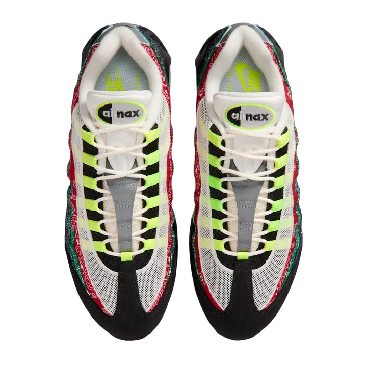 NIKE AIR MAX 95 SP IQ0620-100 "BIG BUBBLE PAISLEY NEON" - SAIL/VOLT