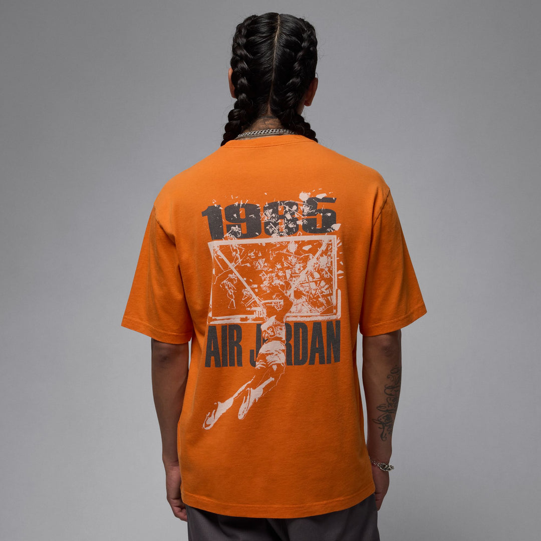 JORDAN BROOKLYN SHATTERED BACKBOARD OVERSIZED TEE IB3297-805 - STARFISH/SAIL