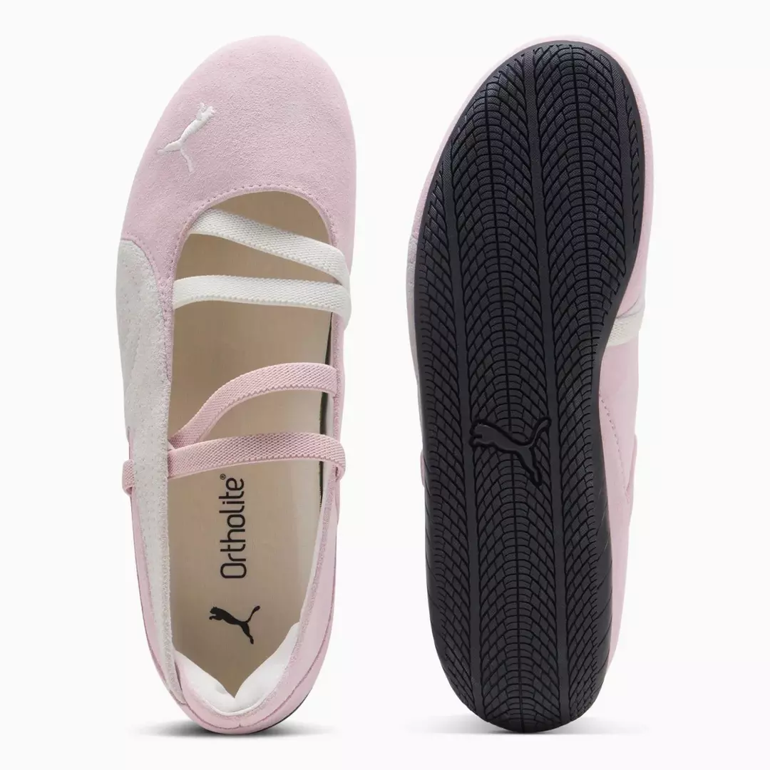 WOMENS PUMA SPEEDCAT BALLET 40128701-690 - WHISP PINK/PUMA WHITE/WARM WHITE