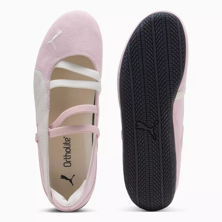 WOMENS PUMA SPEEDCAT BALLET 40128701-690 - WHISP PINK/PUMA WHITE/WARM WHITE